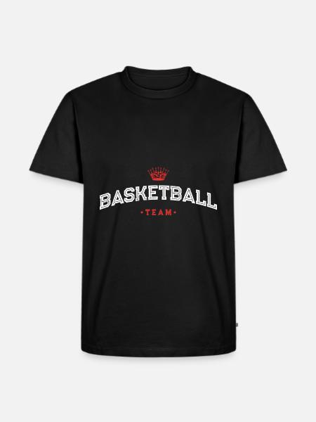Basketball Team - Men's Premium Organic T-Shirt - black