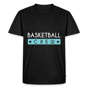 Équipe de basket-ball - T-shirt Premium bio Homme - noir - Devant - Nico (187cm)