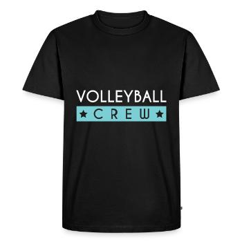 Équipe de volley-ball - T-shirt Premium bio Homme - noir - Devant - Nico (187cm)