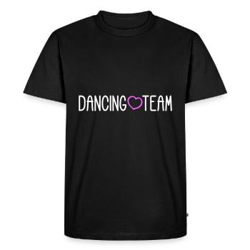 Dancing Team - Men's Premium Organic T-Shirt - black - Front - Nico (187cm)