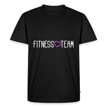 Équipe de fitness - T-shirt Premium bio Homme - noir - Devant - Nico (187cm)
