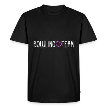 Équipe de bowling - T-shirt Premium bio Homme - noir - Devant - Nico (187cm)