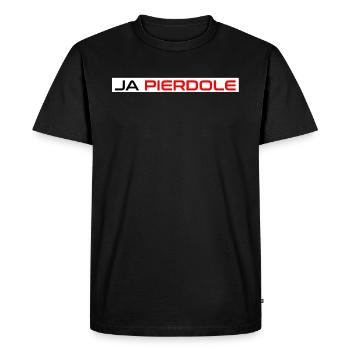 Oui Pierdole Polska Pologne drapeau polonais cadeau - T-shirt Premium bio Homme - noir - Devant - Nico (187cm)