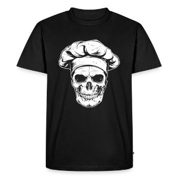 Crâne de Koch - T-shirt Premium bio Homme - noir - Devant - Nico (187cm)