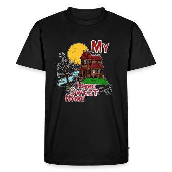 House home sweet home - Men's Premium Organic T-Shirt - black - Front - Nico (187cm)