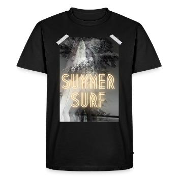 SUMMER SURF - CADEAU ETE POUR HOMME FEMME ENFANT - T-shirt Premium bio Homme - noir - Devant - Nico (187cm)