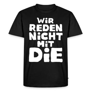 Diva Arrogance disant des dictons drôle de cadeau - T-shirt Premium bio Homme - noir - Devant - Nico (187cm)