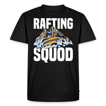 Rafting Squad Outfit for Teams Boating Mountains - Men's Premium Organic T-Shirt - black - Front - Nico (187cm)