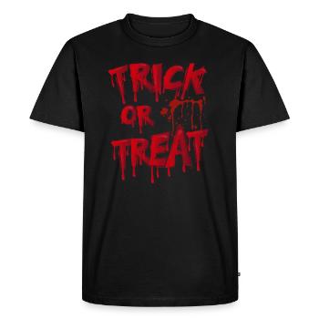 Trick or Treat - Halloween - T-shirt Premium bio Homme - noir - Devant - Nico (187cm)