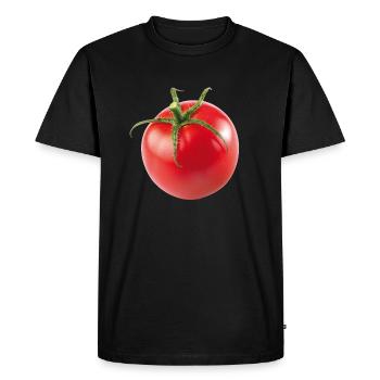 Tomate - T-shirt Premium bio Homme - noir - Devant - Nico (187cm)