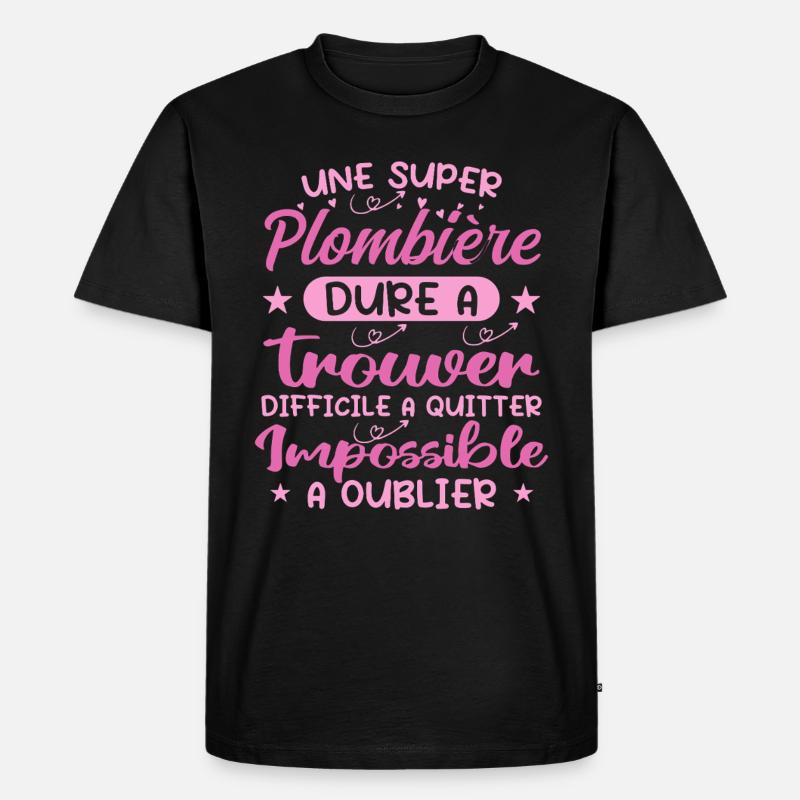 Ein Super-Klempner - Klempner-Geschenk - Männer Premium Bio T-Shirt - Schwarz