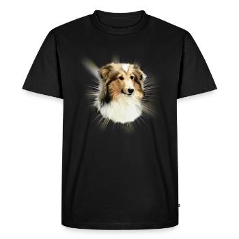 Chemise Colley - Motiv Simple - T-shirt Premium bio Homme - noir - Devant - Nico (187cm)