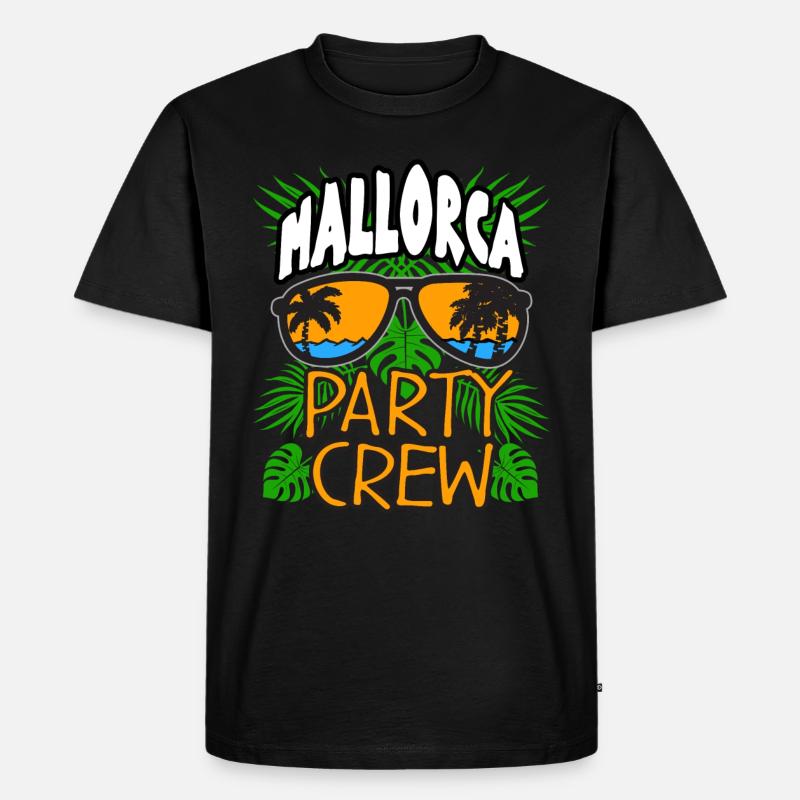 Mallorca - Männer Premium Bio T-Shirt - Schwarz