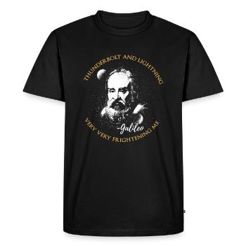 Coup de foudre et foudre - T-shirt Premium bio Homme - noir - Devant - Nico (187cm)