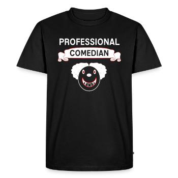 Comédien professionnel comédien disant cadeau - T-shirt Premium bio Homme - noir - Devant - Nico (187cm)