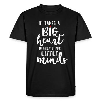 Teacher Gift Education School Sayings Teacher Training - Men's Premium Organic T-Shirt - black - Front - Nico (187cm)