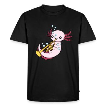 Trompette Cadeau Enfants Big Band Orchestra Enfants - T-shirt Premium bio Homme - noir - Devant - Nico (187cm)