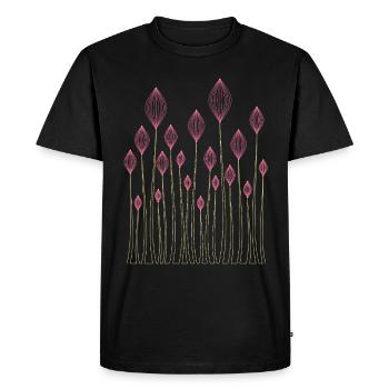 Plants Decorative - Men's Premium Organic T-Shirt - black - Front - Nico (187cm)