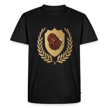 Combattant libre MMA - T-shirt Premium bio Homme - noir - Devant - Nico (187cm)