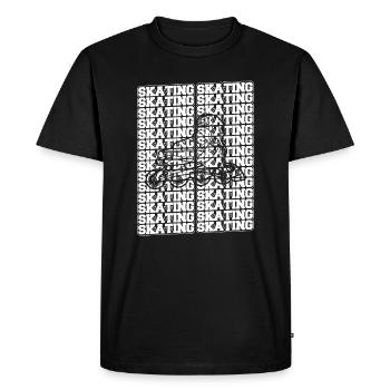 Inline Skates Inline Skating Roller Skates Gift - Men's Premium Organic T-Shirt - black - Front - Nico (187cm)