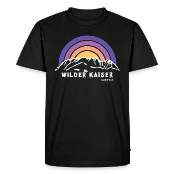 Wilder Kaiser Tirol Kitzbühel Autriche Randonnée - T-shirt Premium bio Homme - noir - Devant - Nico (187cm)