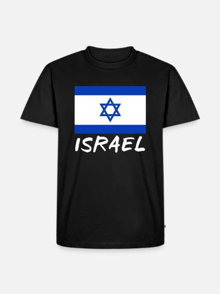 Israel Land Nation - Men's Premium Organic T-Shirt - black