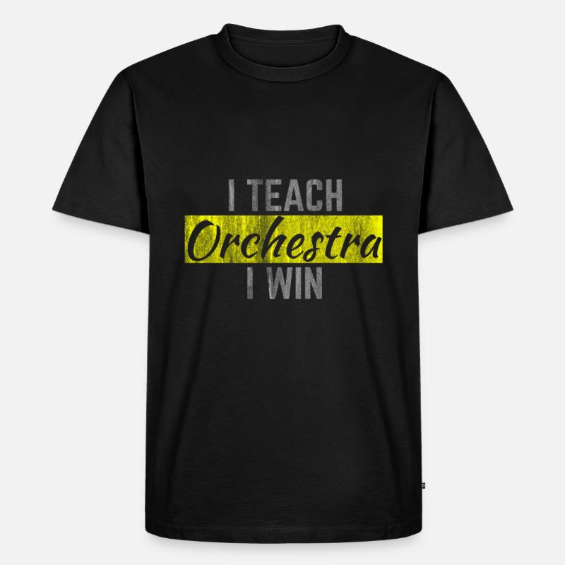 Orchester Dirigent - Männer Premium Bio T-Shirt - Schwarz