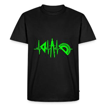 architecture - Men's Premium Organic T-Shirt - black - Front - Nico (187cm)