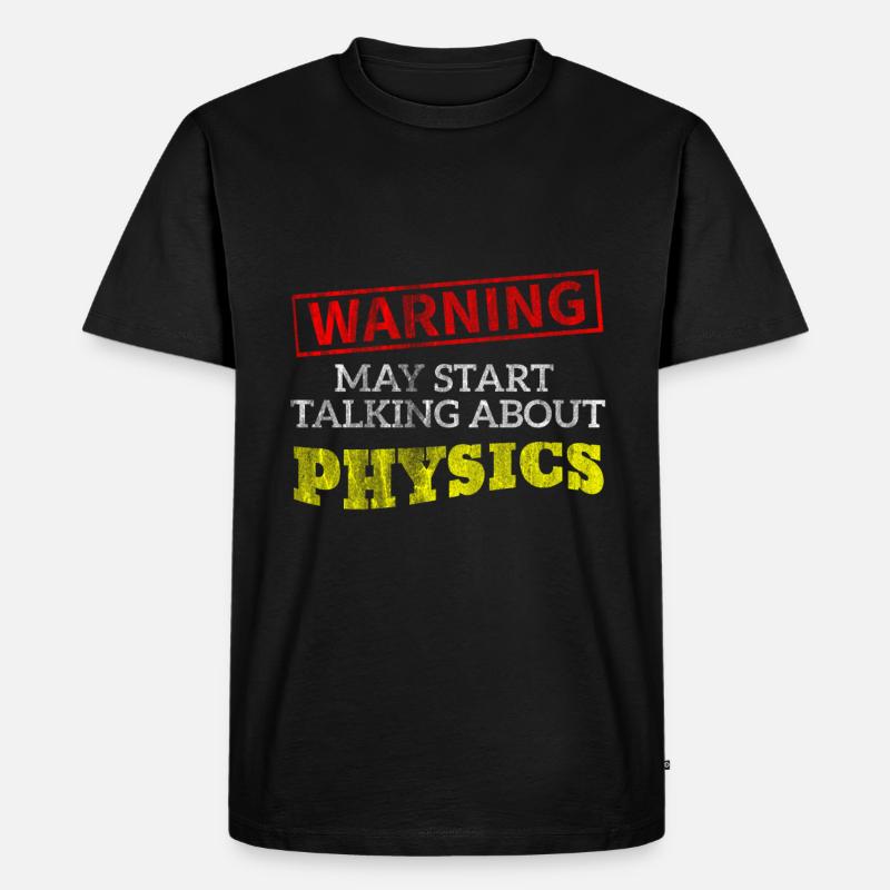 Physics gift - Men's Premium Organic T-Shirt - black
