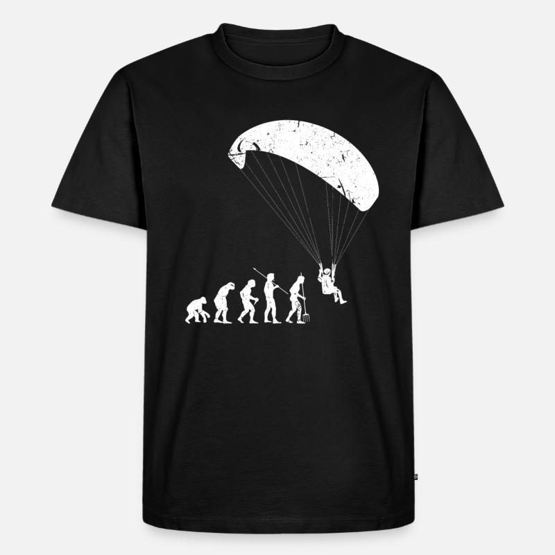 Evolution du parapente - T-shirt Premium bio Homme - noir