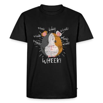 Rongeur - T-shirt Premium bio Homme - noir - Devant - Nico (187cm)