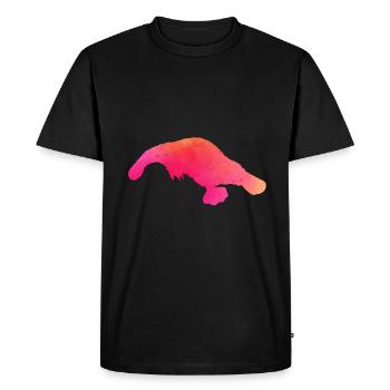 ornithorynque - T-shirt Premium bio Homme - noir - Devant - Nico (187cm)