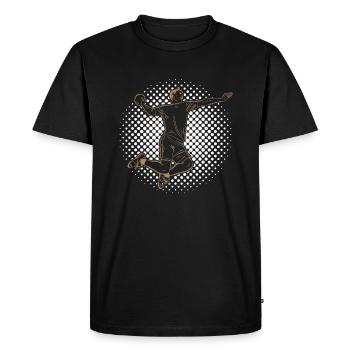 Handball Handballer - T-shirt Premium bio Homme - noir - Devant - Nico (187cm)