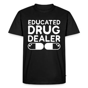 Pharmacist Pharmacist Pharmacist - Men's Premium Organic T-Shirt - black - Front - Nico (187cm)