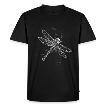 Ailes de libellule - T-shirt Premium bio Homme - noir - Devant - Nico (187cm)
