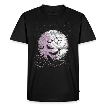Nuit de la chauve-souris - T-shirt Premium bio Homme - noir - Devant - Nico (187cm)