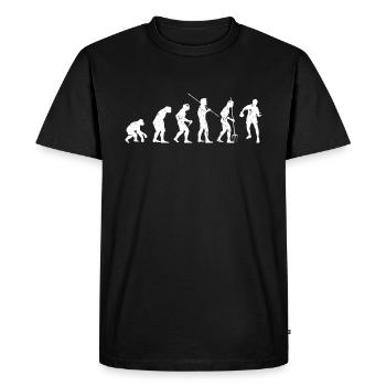 Table tennis evolution - Men's Premium Organic T-Shirt - black - Front - Nico (187cm)