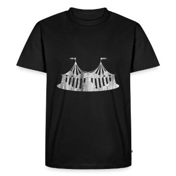 Circus show - Men's Premium Organic T-Shirt - black - Front - Nico (187cm)
