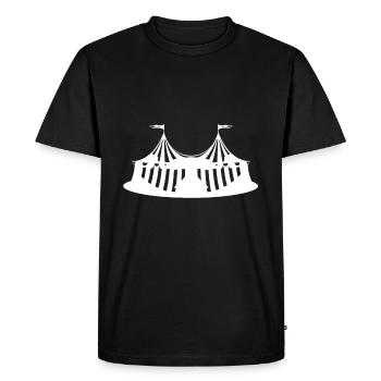 Chapiteau de cirque - T-shirt Premium bio Homme - noir - Devant - Nico (187cm)