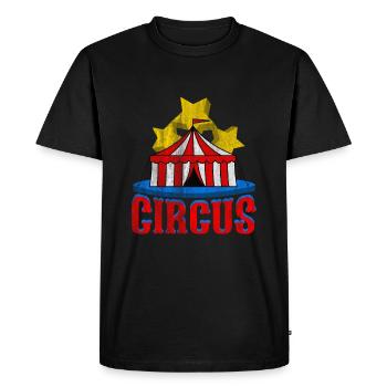 cirque - T-shirt Premium bio Homme - noir - Devant - Nico (187cm)