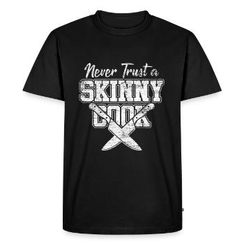 Chef Gourmet - Men's Premium Organic T-Shirt - black - Front - Nico (187cm)