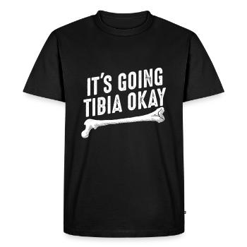 Orthopedist goal - Men's Premium Organic T-Shirt - black - Front - Nico (187cm)