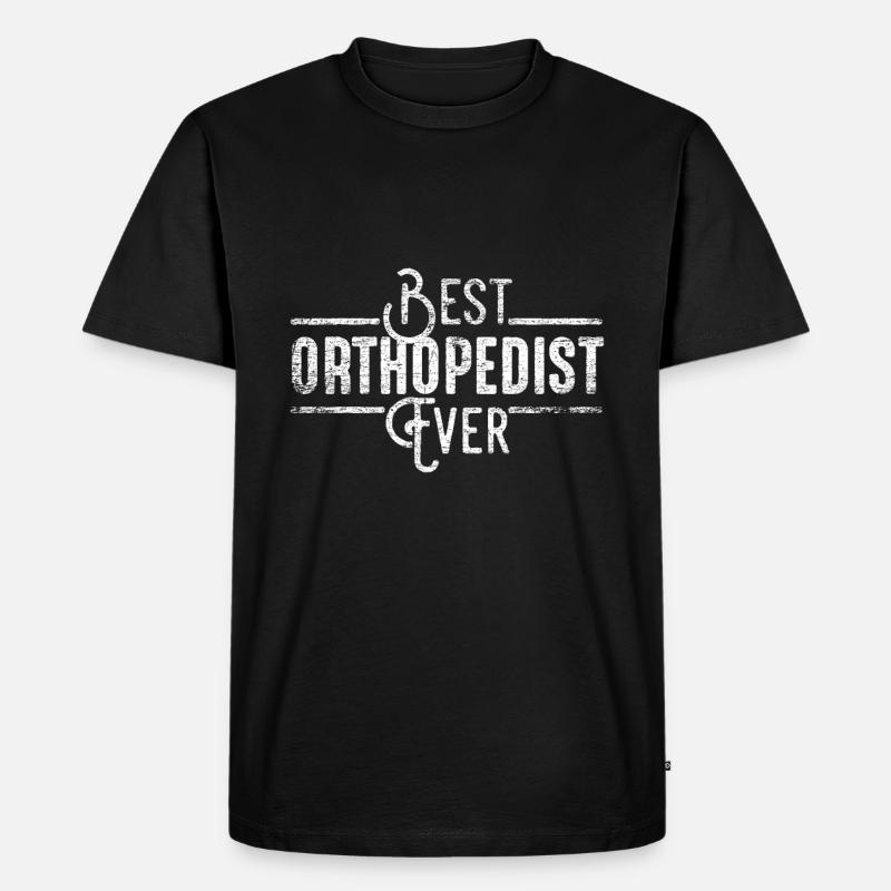 Orthopäde Held - Männer Premium Bio T-Shirt - Schwarz