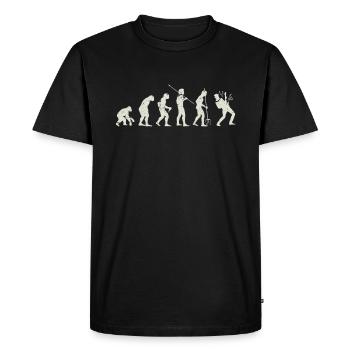 Guitar Evolution - Men's Premium Organic T-Shirt - black - Front - Nico (187cm)