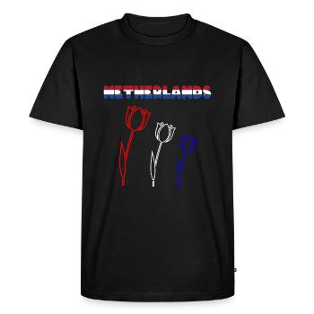 Netherlands - Men's Premium Organic T-Shirt - black - Front - Nico (187cm)