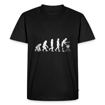 Grillen Evolution - T-shirt Premium bio Homme - noir - Devant - Nico (187cm)