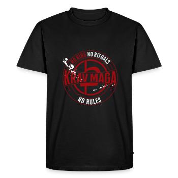 Concours de Krav Maga - T-shirt Premium bio Homme - noir - Devant - Nico (187cm)