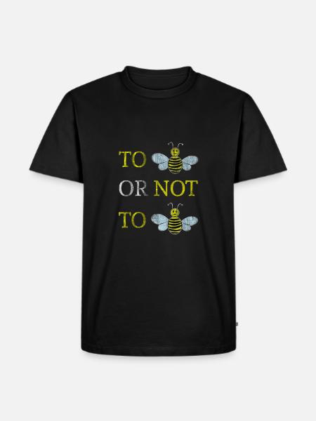 Abeille - T-shirt Premium bio Homme - noir