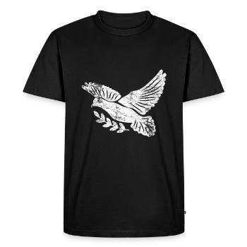 Pigeon pigeon fancier - Men's Premium Organic T-Shirt - black - Front - Nico (187cm)
