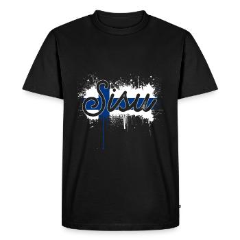 Finlande Nation - T-shirt Premium bio Homme - noir - Devant - Nico (187cm)